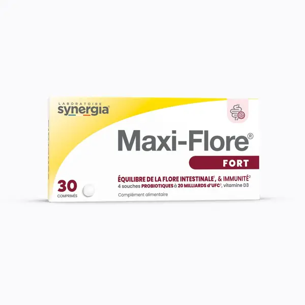 Maxi-Flore Fort Synergia — 30 comprimés