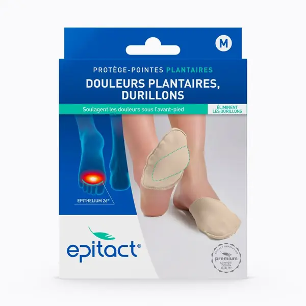 Protège-pointes plantaires Epitact — taille M, la paire