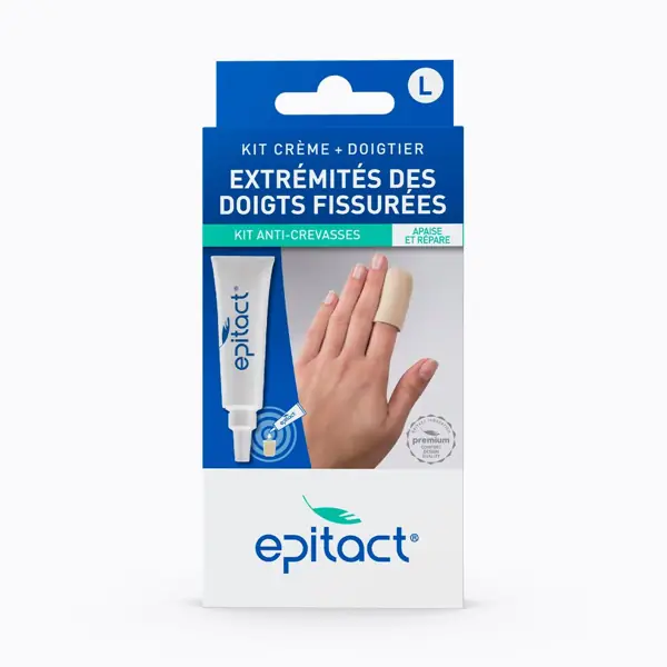 Kit anti-crevasses extrémités des doigts Epitact — taille L