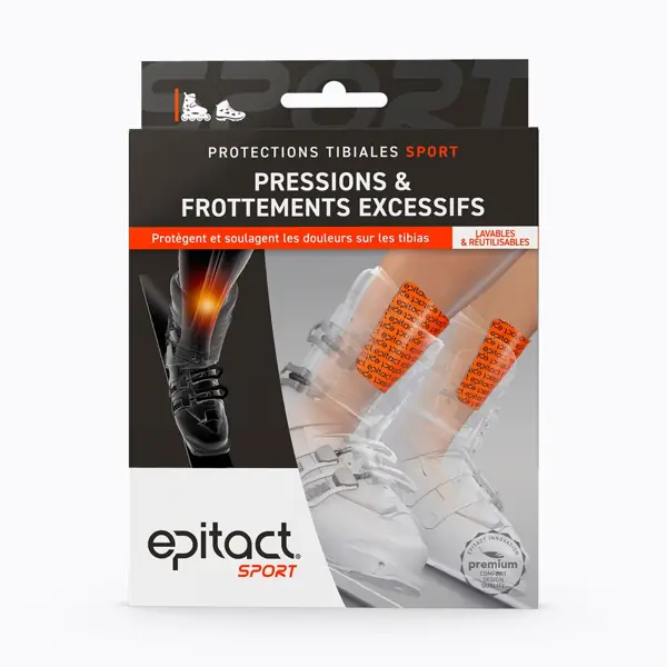 Protections tibiales sport Epitact — taille unique