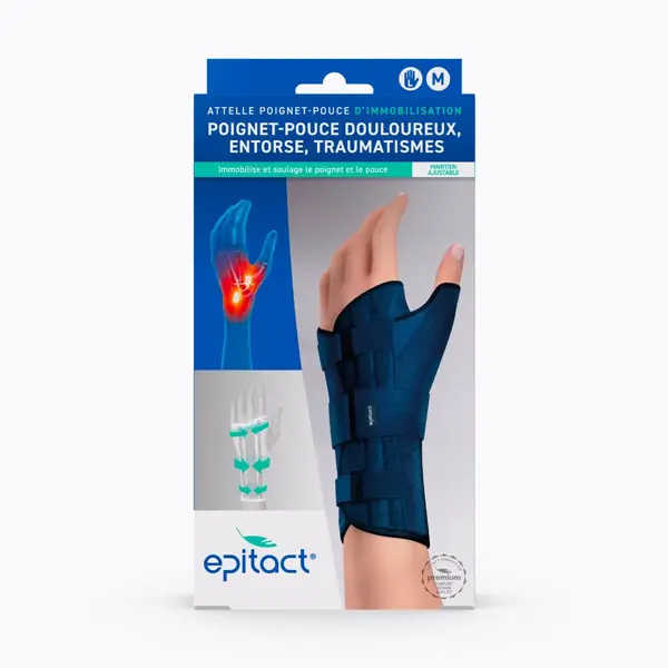 Attelle poignet-pouce Epitact — main gauche, taille M (LPPR)