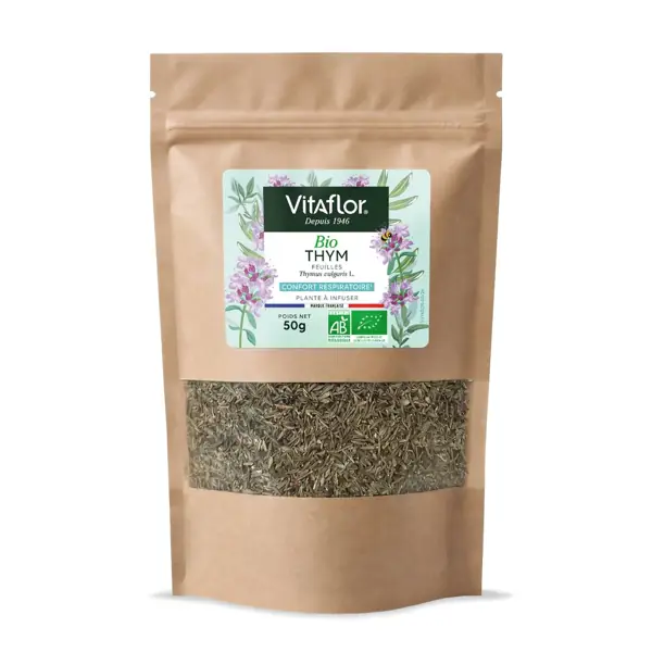 Thym bio en vrac Vitaflor — sachet 50 g