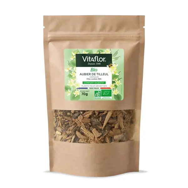 Tilleul aubier bio en vrac Vitaflor — sachet 70 g