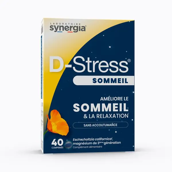 D-Stress Sommeil Synergia — 40 comprimés