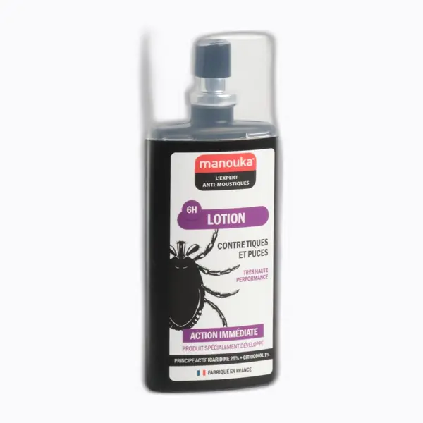 Lotion anti-tiques corps et visage Manouka — spray 75 ml