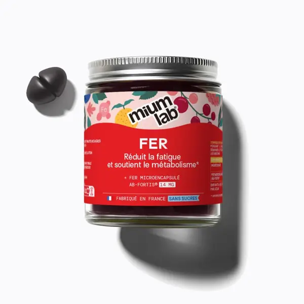 Gummies Fer sans sucres Mium Lab — 42 gommes