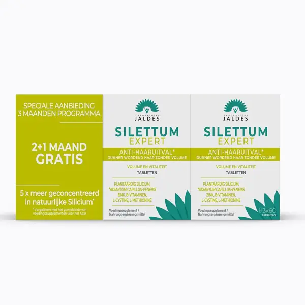Silettum Expert cheveux comprimés — boîte de 180