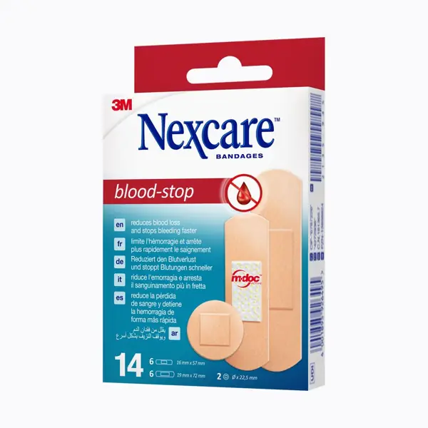 Pansements hémostatiques Nexcare Blood-Stop