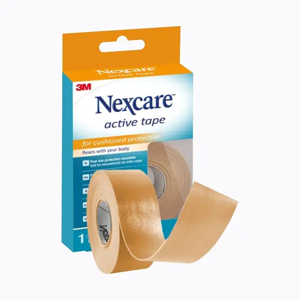 Sparadrap Nexcare Active Tape — rouleau 2,5 cm × 4,5 m