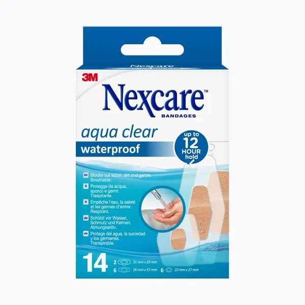 Pansements imperméables Nexcare Aqua Clear