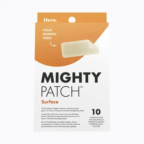 Mighty Patch Surface patchs hydrocolloïdes grand format — boîte de 10