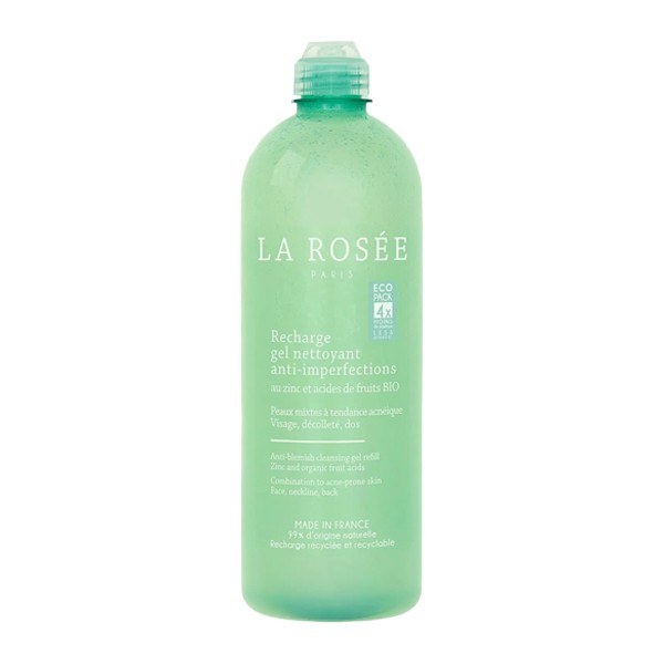 La Rosée Gel nettoyant anti-imperfections — recharge — 400 ml