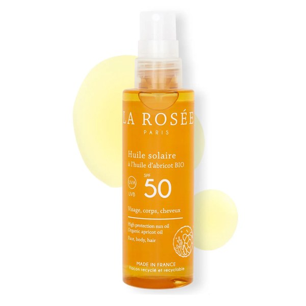 La Rosée Huile solaire SPF 50 — visage et corps — 150 ml