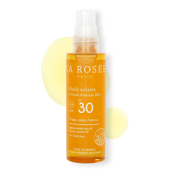 La Rosée Huile solaire SPF 30 — visage, corps et cheveux — 150 ml