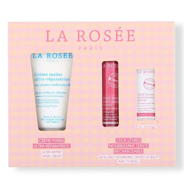 La Rosée Coffret Tourisme — crème mains et stick lèvres