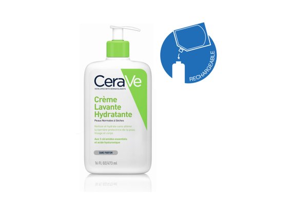 Crème Lavante Hydratante visage et corps grand format 473ml