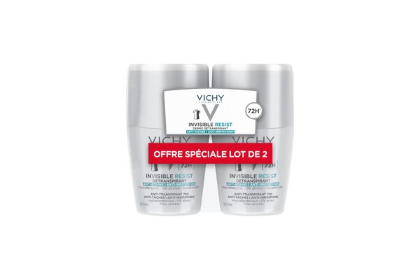 2x Dermo-détranspirant Invisible Protect 100ml