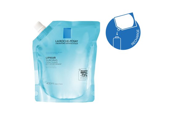 Lipikar Surgras Crème lavante anti-dessèchement EcoRecharge 400ml