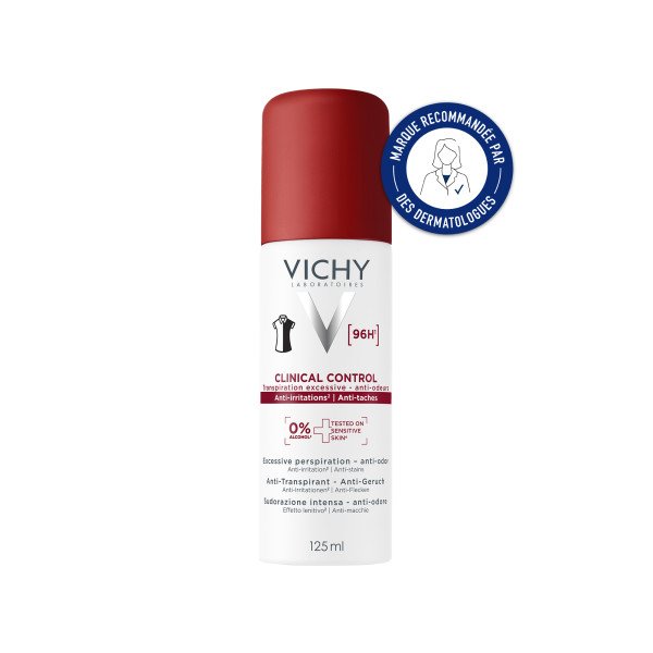 Anti-transpirant Aérosol 96h Clinical Control Mixte 125ml