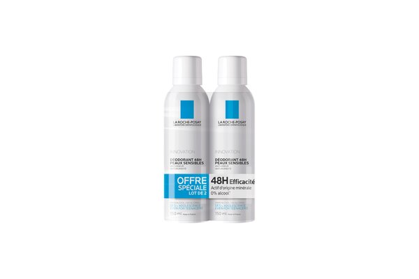 2x Déodorants Peaux Sensibles 48h 300ml