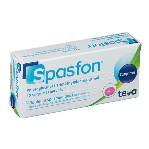 Boîte de SPASFON, comprimé enrobé
