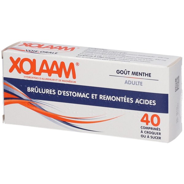 Boîte de XOLAAM, comprimé à croquer ou à sucer