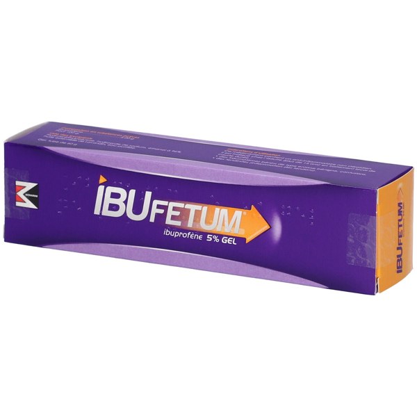 Boîte de IBUFETUM 5 %, gel