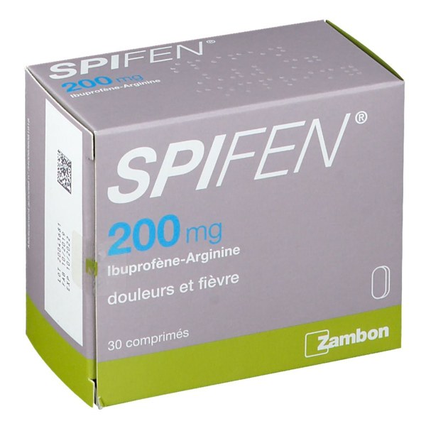 Boîte de SPIFEN 200 mg, comprimé