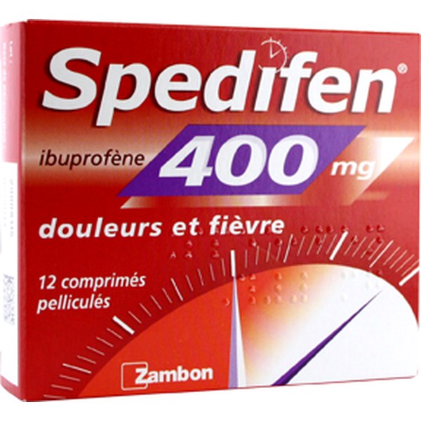 Boîte de SPEDIFEN 400 mg, comprimé pelliculé