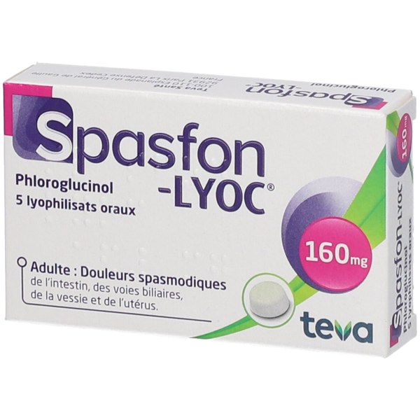 Boîte de SPASFON LYOC 160 mg, lyophilisat oral