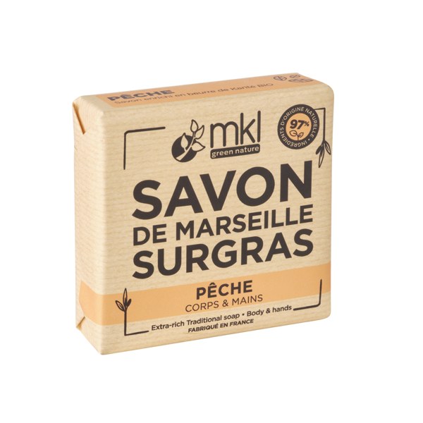 Savon de Marseille pêche 100g
