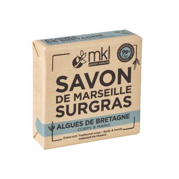 Savon de Marseille algues de bretagne 100g