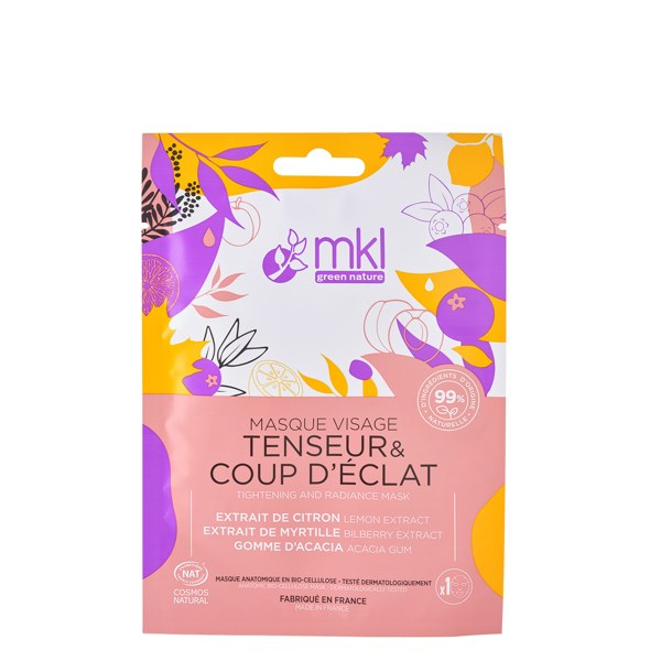 Masque visage -tenseur & coup d'éclat — 10 ml