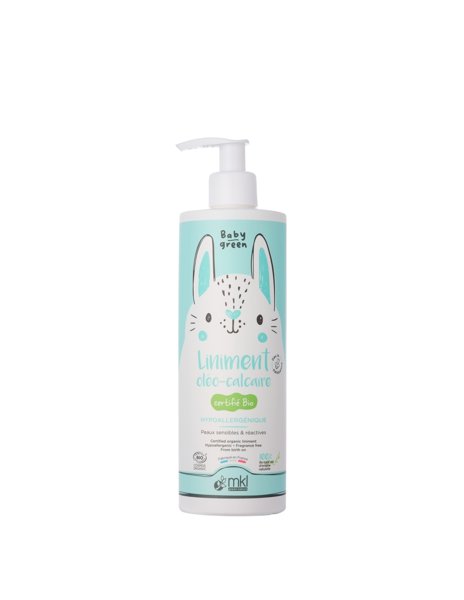Liniment Oléo-calcaire certifié BIO pour bébé — 400 ml