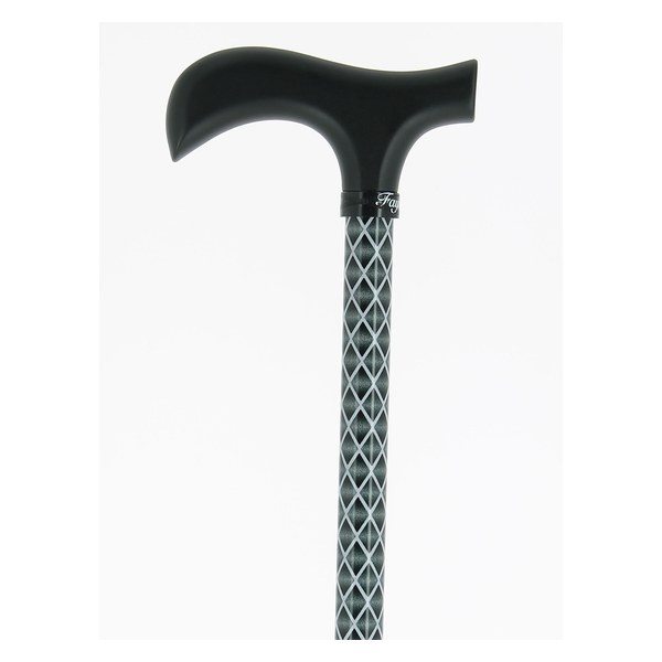 Canne fayet gris losange 2341