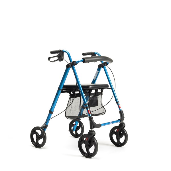 Rollator eco-plus bleu bleu