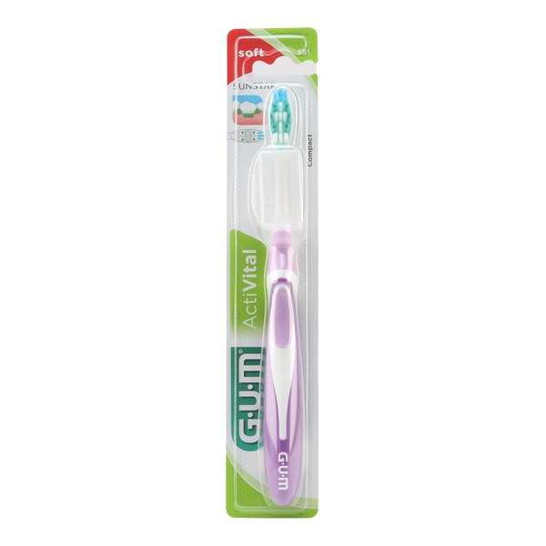 GUM Activital brosse à dents souple compacte 581