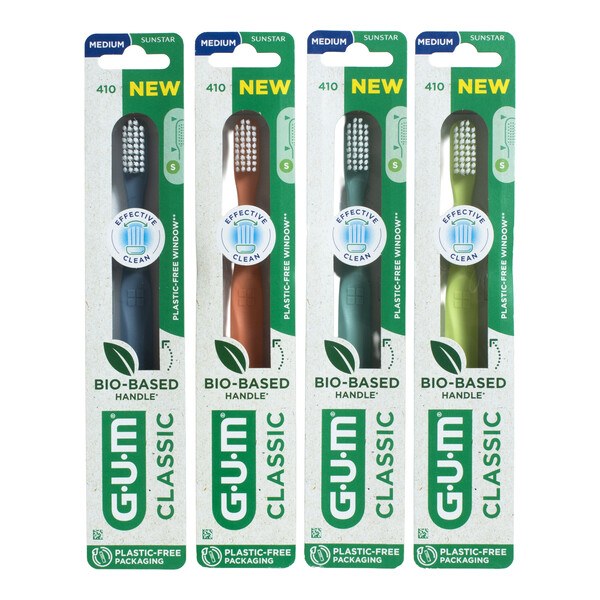 GUM Classic 410 brosse à dents medium