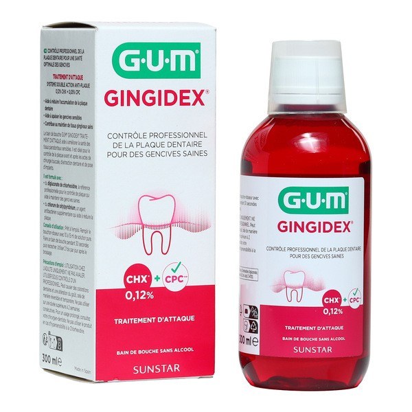 GUM Gingidex 0,12 % bain de bouche