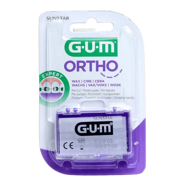 GUM Ortho cire orthodontique prédécoupée