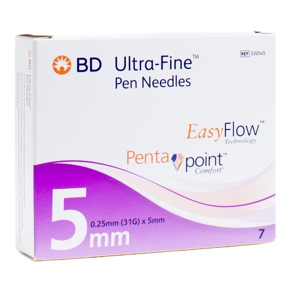 BD Micro-Fine aiguilles pour stylo injecteur 5 mm