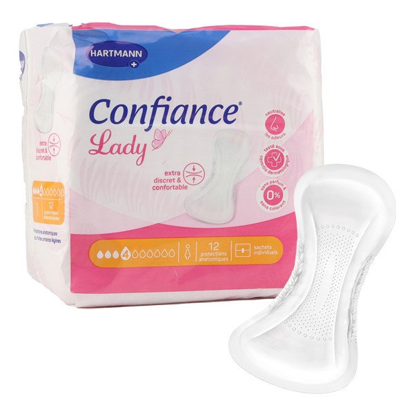Confiance Lady protections anatomiques absorption 4