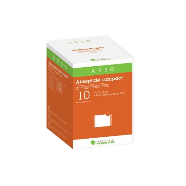 Absoplaie comp pansement abs 10x 10 cm 10