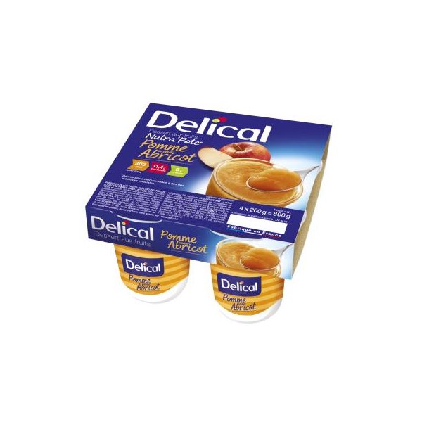 Delical nutra pote pom/abr 200 g x4