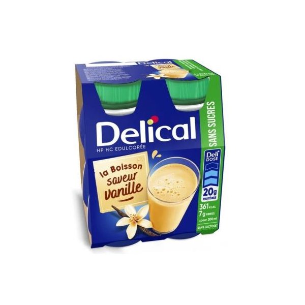 Delical bois hphc edulc van4x 200 ml