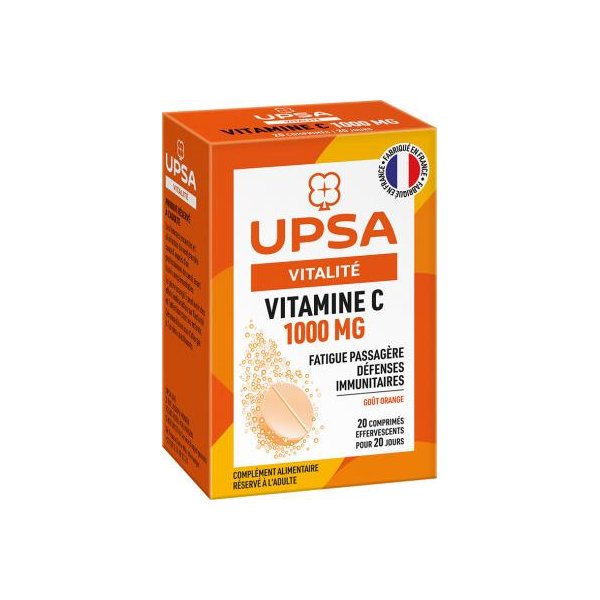 VIT C 1000MG UPSA CPR EFFERV 10