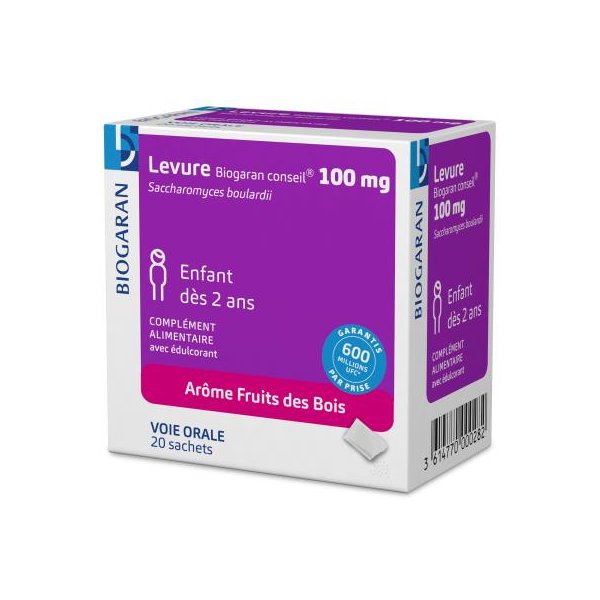 LEVURE BGR 100MG PDR SACH 20