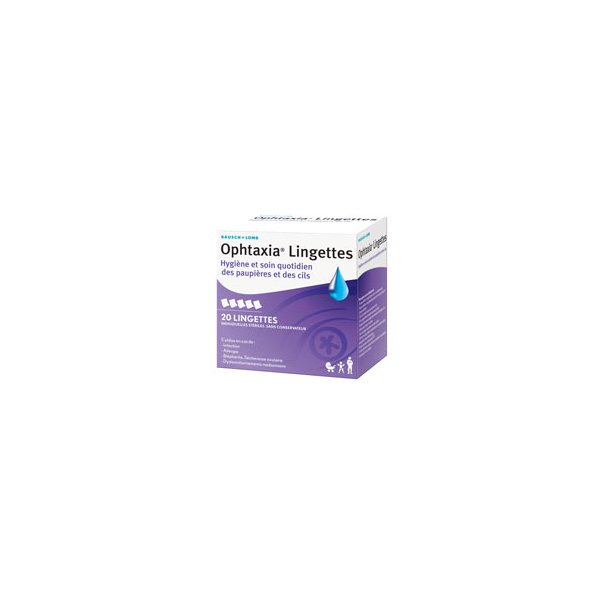 OPHTAXIA LINGETTE HYGIENE/SOIN 20