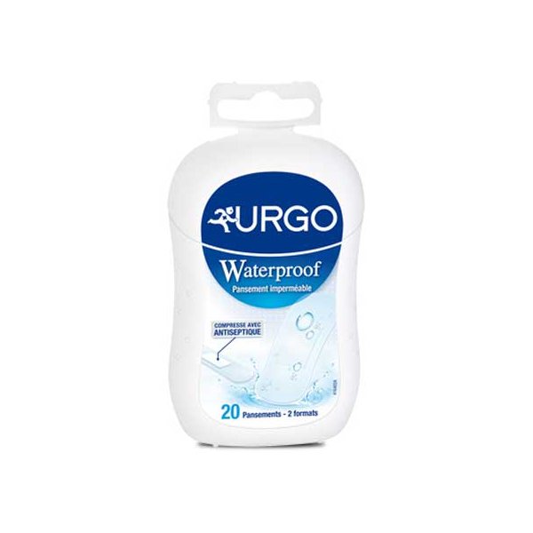 URGO WATERPROOF PANS TRSP BTE 20
