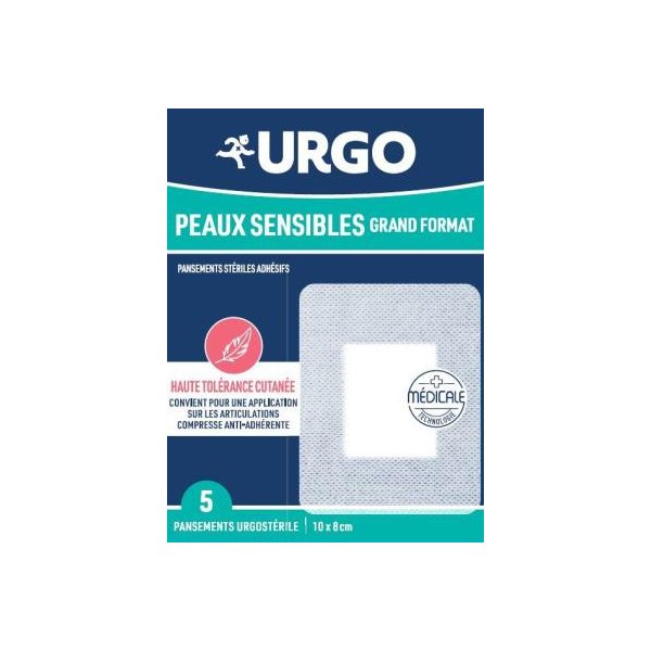 URGO PEAUX SENSIBLE GRD FORMAT X5